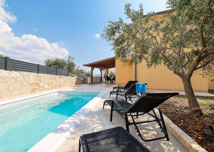 Ferienhaus My Dalmatia - Nekic With Private Swimming Pool And Sea View *