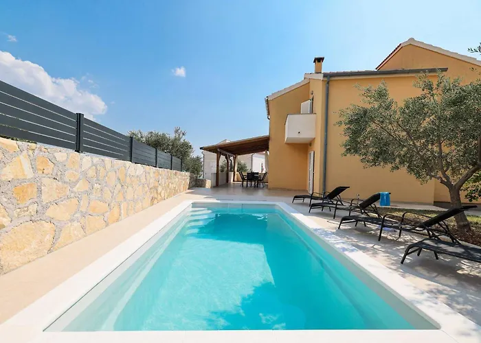 My Dalmatia - Nekic With Private Swimming Pool And Sea View 펜션 *